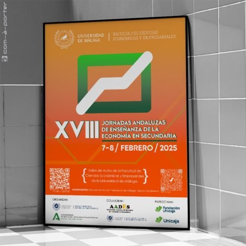 Cartelería de las XVIII Jornadas Andaluzas de Enseñanza de la Economía en Secundaria