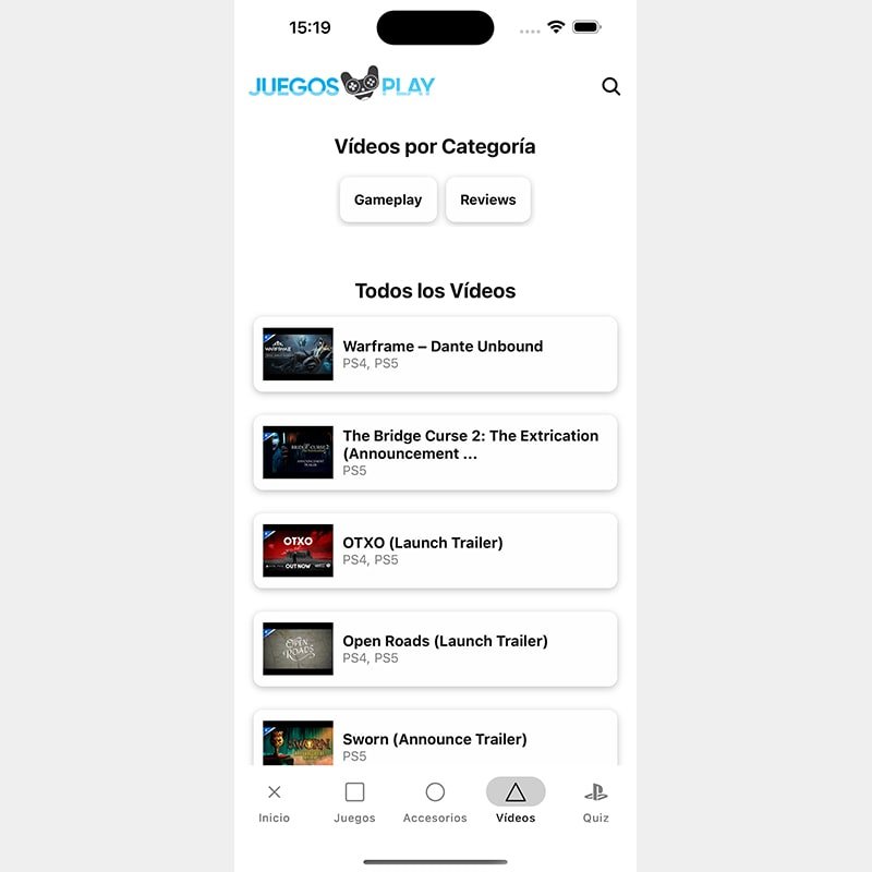 Juegos PLAY para PS5 y PS4 - iOS