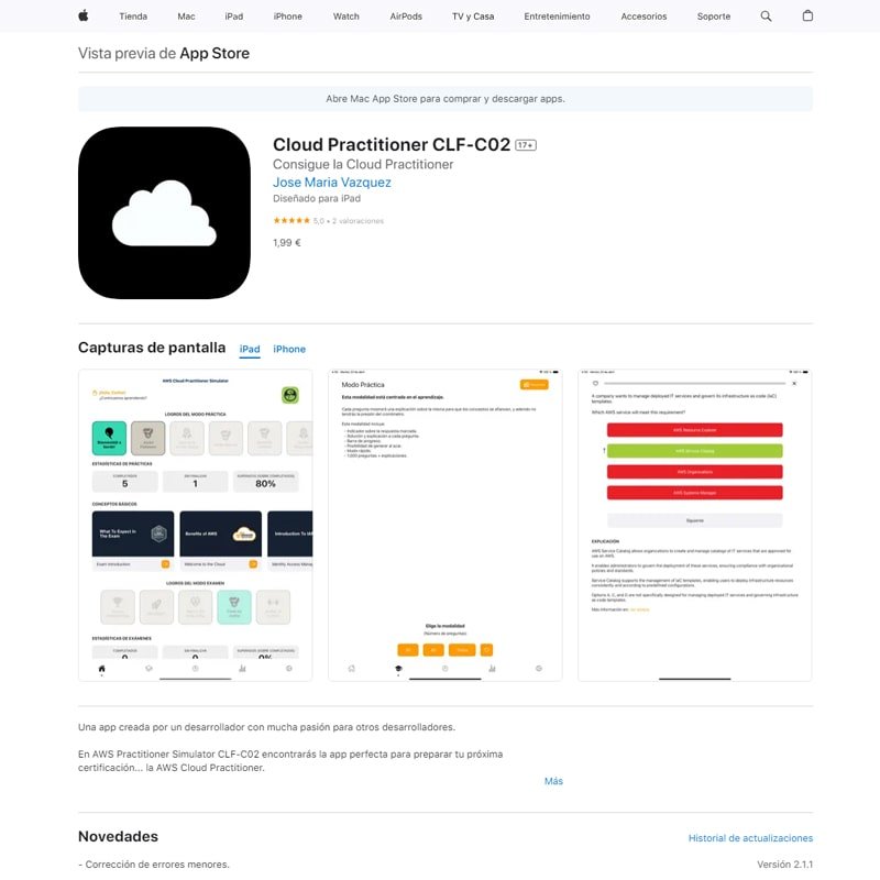 AWS Practitioner Simulator - iOS